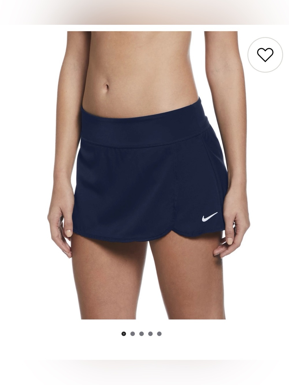 Nike Women's Navy Active Swim Skirt w/ Briefs. XXL